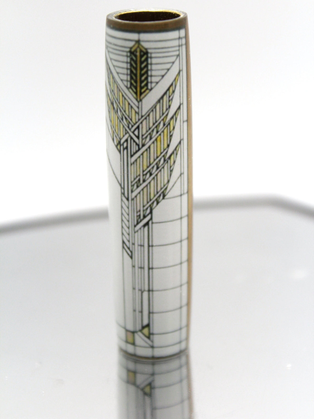 Frank Lloyd Wright - Sheaves of Wheat Stained Glass from Darwin D. Martin House Resin Cast Pen Blank for Classic Sierra Style Pen Kits