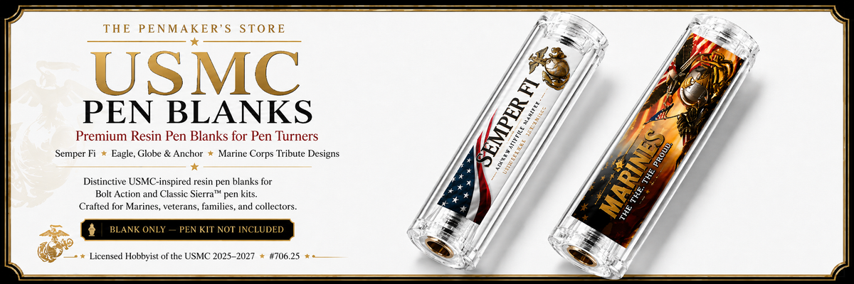 USMC Pen Blanks Licensed