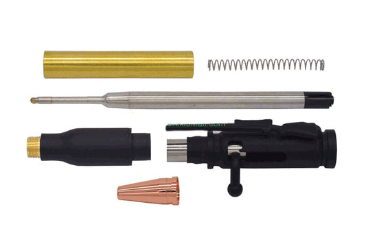 Bolt Action Pen Kit Black Enamel Plating