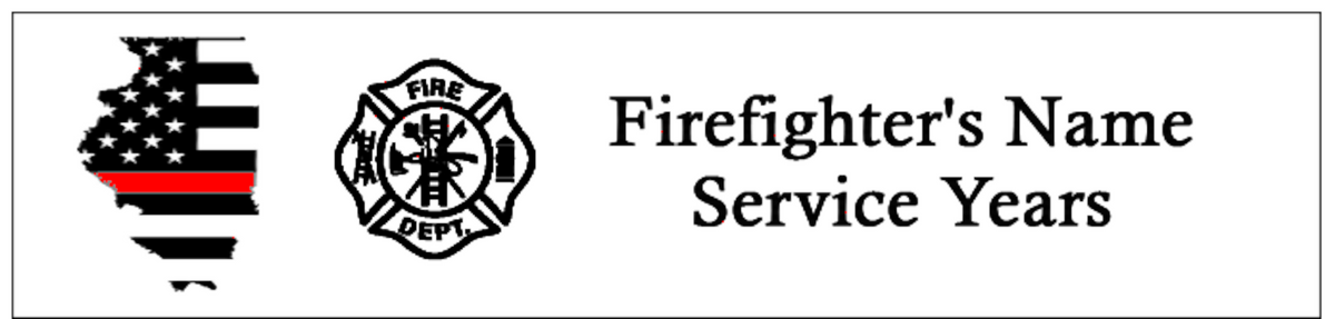 Honor the Hero: Laser Engraved Wood Tribute Pen Box Firefighters