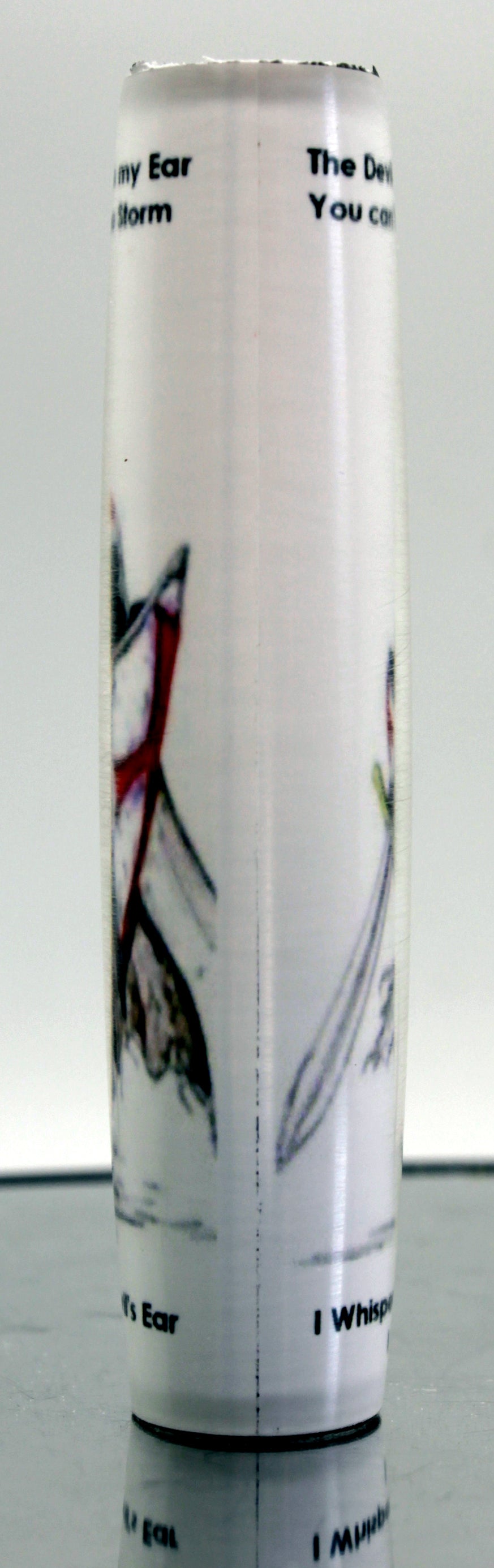Templar Knight vs The Devil Weathering the Storm Resin Cast Pen Blank