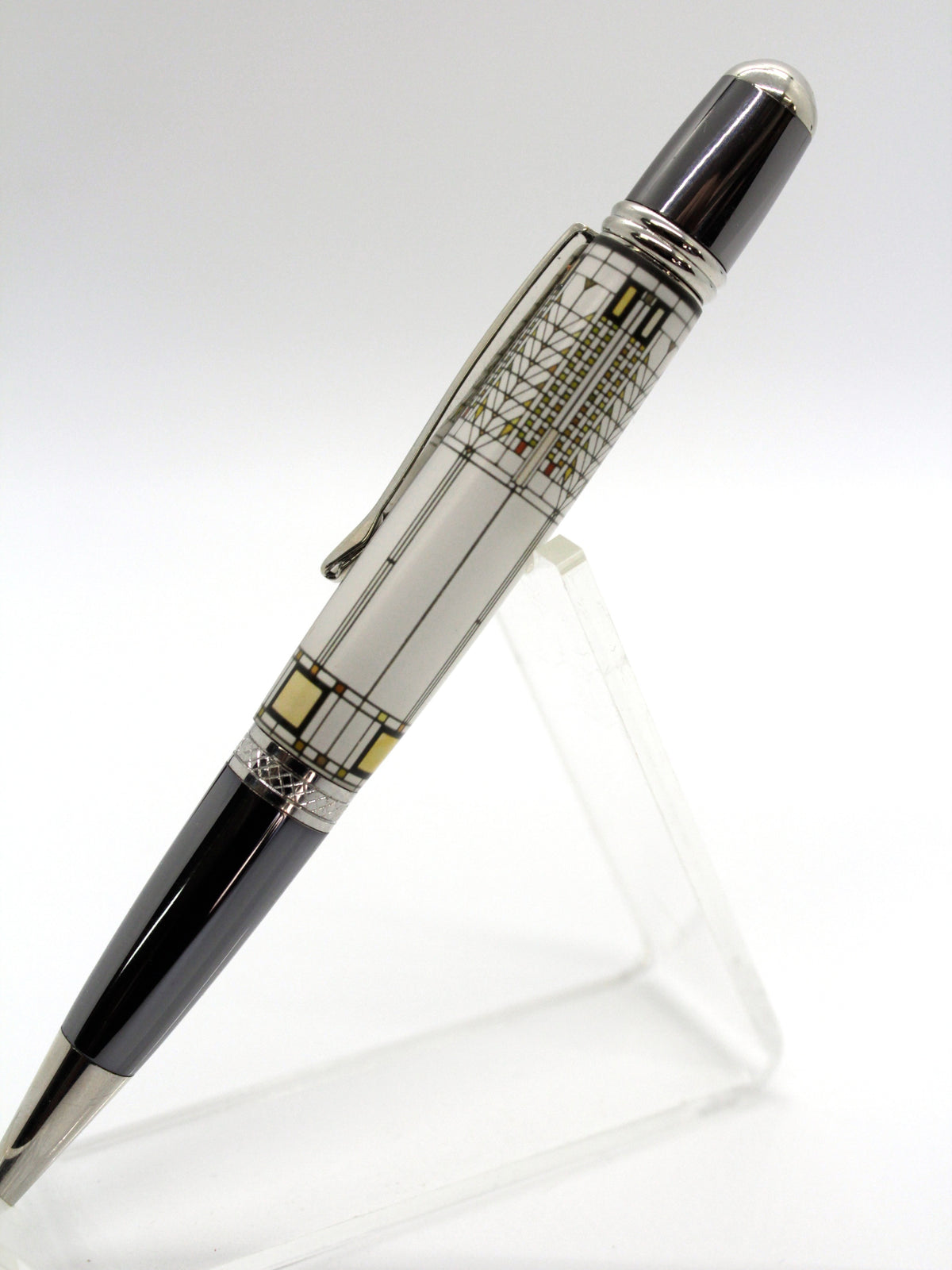 Classic Ballpoint Twist Pen Kit - Platinum-Black Titanium