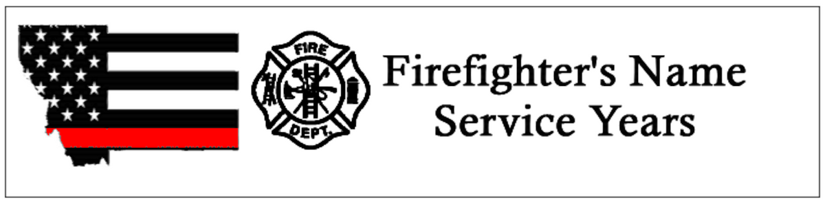 Honor the Hero: Laser Engraved Wood Tribute Pen Box Firefighters