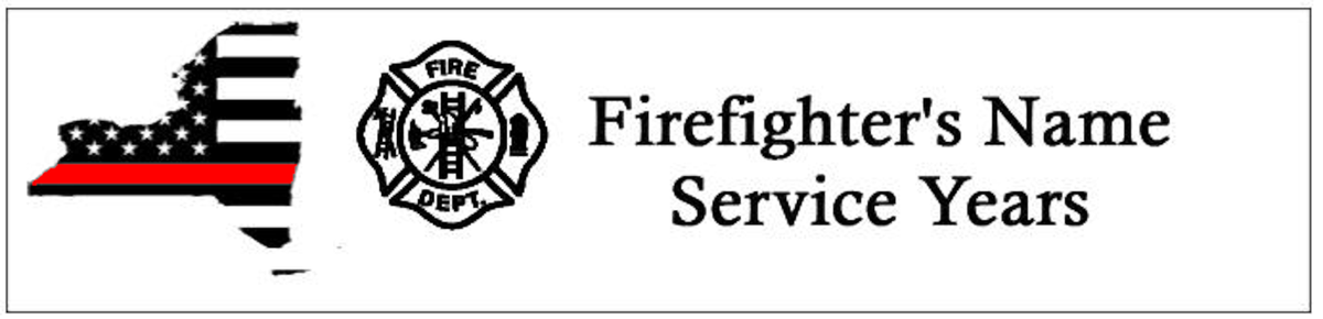 Honor the Hero: Laser Engraved Wood Tribute Pen Box Firefighters
