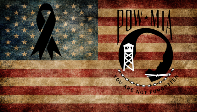 POW-MIA Tribute Resin Cast Pen Blank