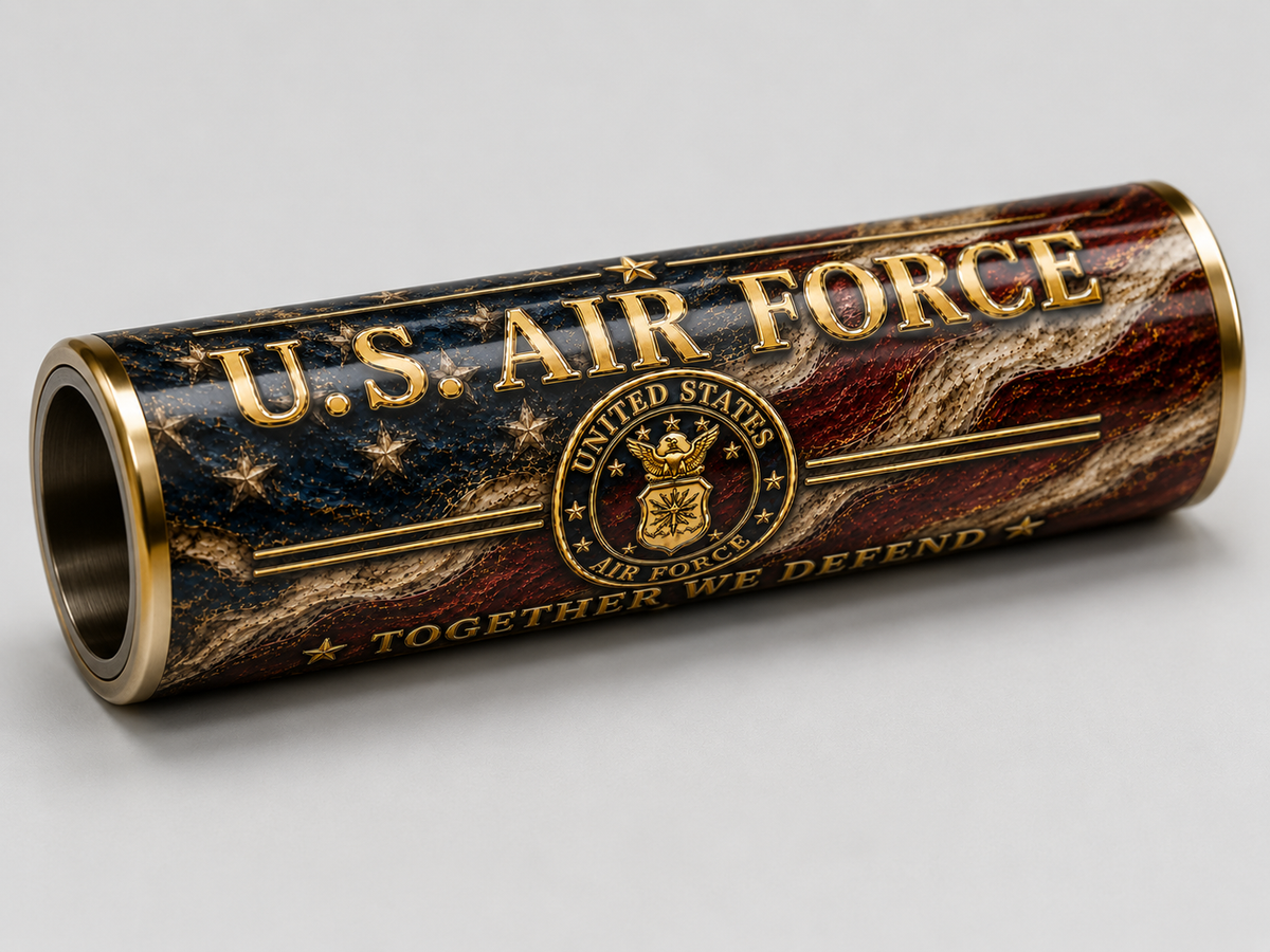 USAF Tribute Bundle – Pen Blank + Engraved Pen Box