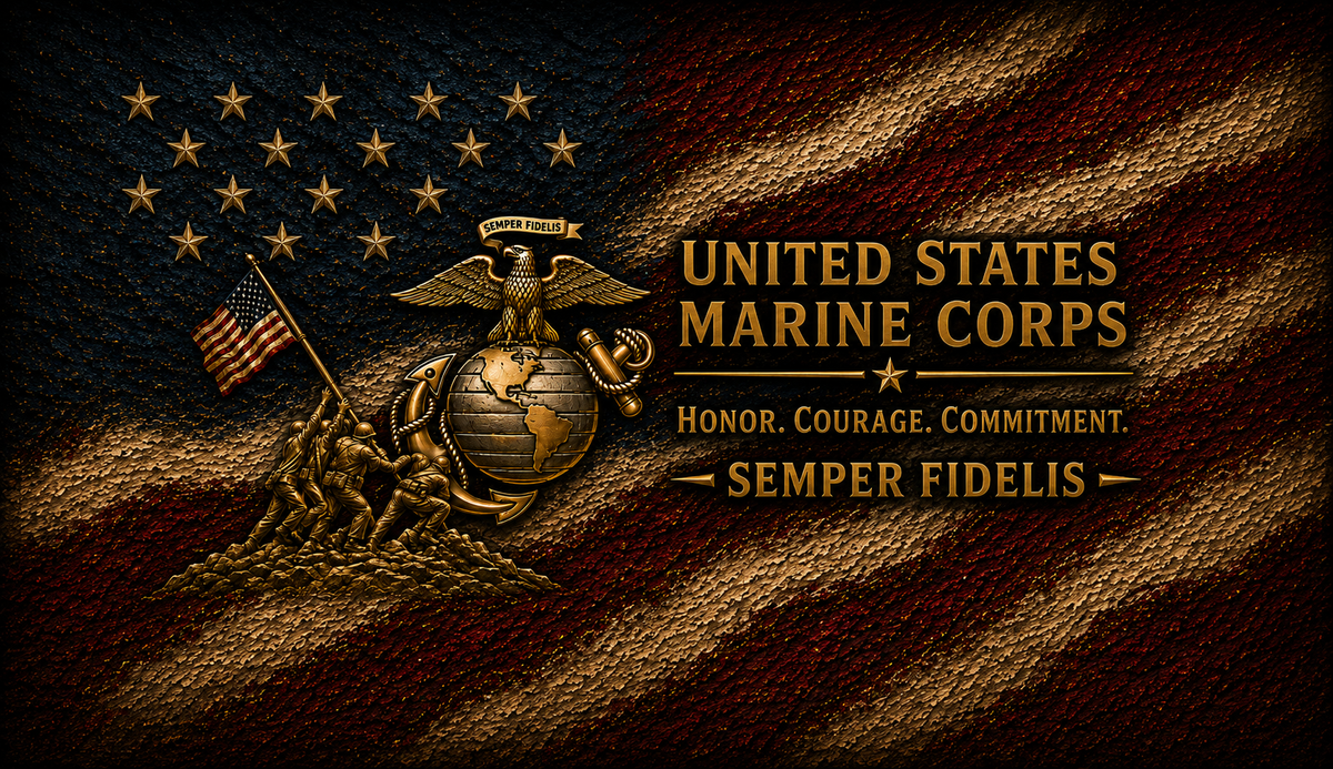 USMC Semper Fi tribute artwork