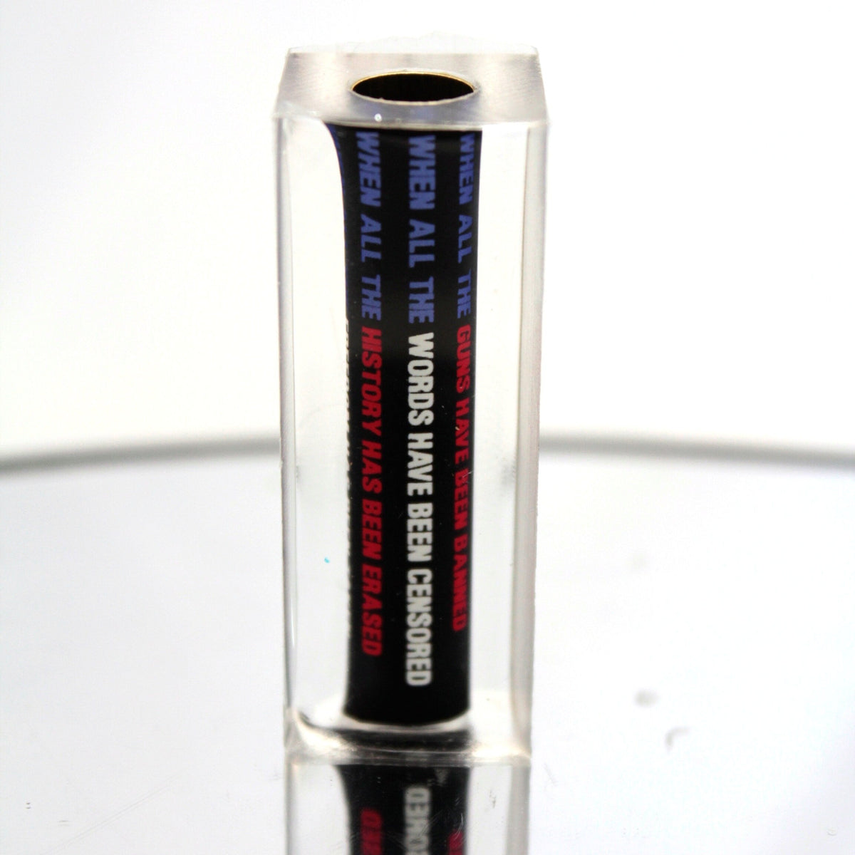 Pen Blank Support 2nd Amendment Cast Tube In- When all is Gone US Flag Pen Kit-Blank Bundle