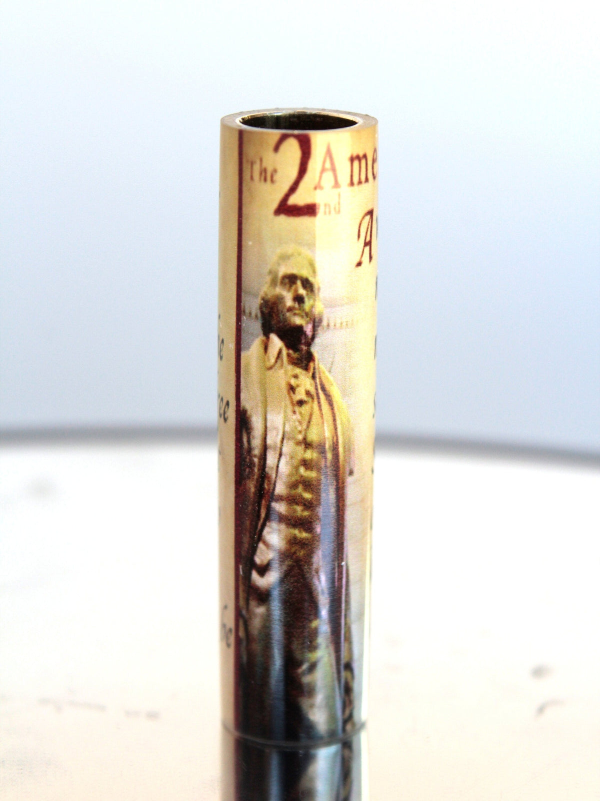 Pen Blank 2nd Amendment Cast Tube In with Thomas Jefferson Pen Kit Bundle