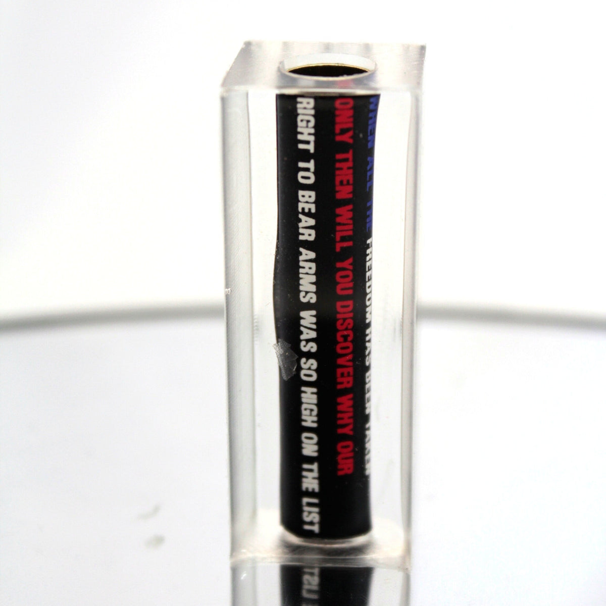 Pen Blank Support 2nd Amendment Cast Tube In- When all is Gone US Flag Pen Kit-Blank Bundle