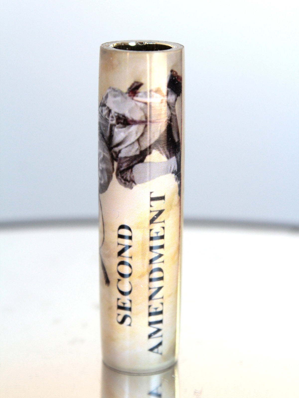 Pen Blank 2nd Amendment Cast Tube In with Kneeling Minuteman Pen Kit Bundle