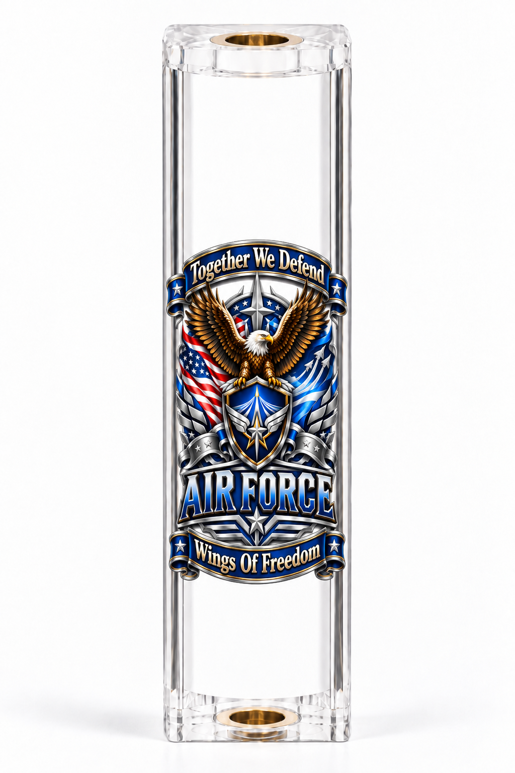 US Air Force Wings of Freedom Resin Pen Blank